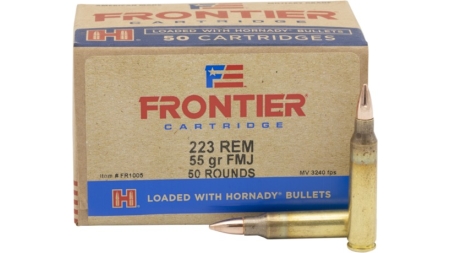 FRONTIER® 223 REM 55 GR FMJ (50 - ORIENTED) 50RD/BX 10BX/CS