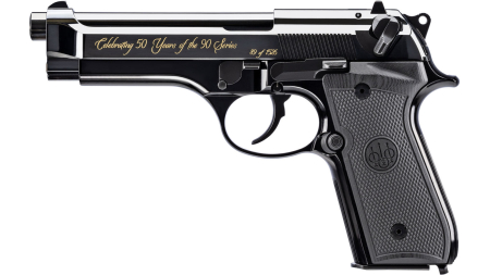 BERETTA 92FS 9MM BL/SYN 4.9" 15+1 50TH