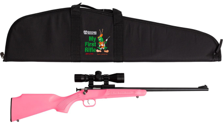 KEYSTONE SPORTING ARMS CRICKETT 22LR BL/PNK SCP/CASE