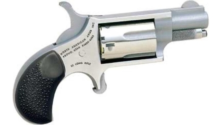 NORTH AMERICAN ARMS MINI 22LR REV 1-5/8" SS RUBBER