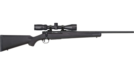 MOSSBERG PATRIOT 243WIN BL/SYN 22" PKG
