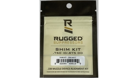 RUGGED SUPPRESSORS SHIM KIT .338CAL