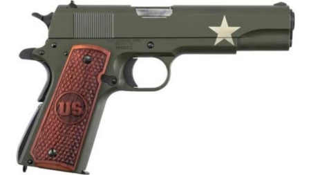 AUTO-ORDNANCE - THOMPSON TANKER 1911 45ACP 5" GREEN   #