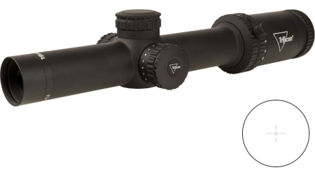 TRIJICON CREDO 1-6X24 BLK 30MM MRAD RED