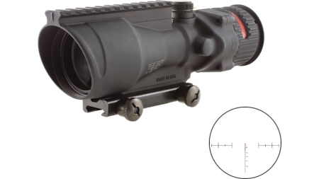 TRIJICON ACOG 6X48 50BMG BAC CHEVRN RED