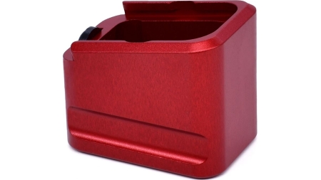 WARNE GLOCK 17/22 MAG EXT +5/+4 RED