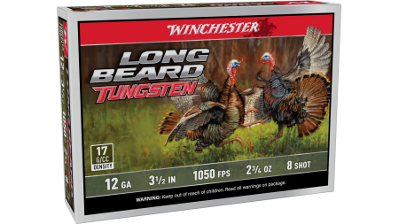 WINCHESTER 12 GA 3-1/2"  #8 LONG BEARD TS17 2-3/4 OZ 5RD/BX 10BX/CS