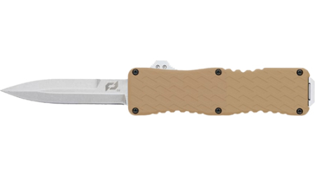 SCHRADE KNIFE UPROAR D/A OTF - 3" D2 BAYONET POINT FDE/SS