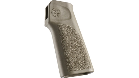 HOGUE AR15 15 DEGREE VERTICAL - POLYMER NO FINGER GROOVES FDE