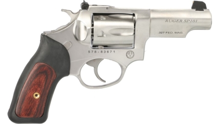 RUGER SP101 327FED 3" STAINLESS ADJ