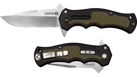 COLD STEEL CRAWFORD MODEL 1 - 3" PLAIN EDGE CLIP FOLDER