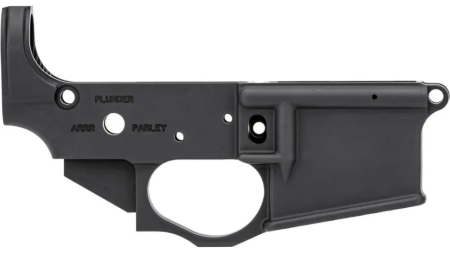 SPIKES TACTICAL STRIPPED LOWER RECEIVER CALICO JACK LOGO, MULTI CAL