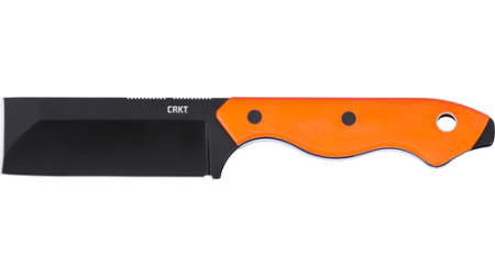 CRKT RAZEL 2.97" D2 CHISEL - BLADE ORANGE WITH SHEATH