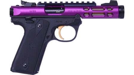 RUGER MKIV 22/45 LT 22LR PURPLE/GOLD