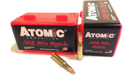 ATOMIC 308 WIN 168GR MATCH - BTHP 50RD 10BX/CS