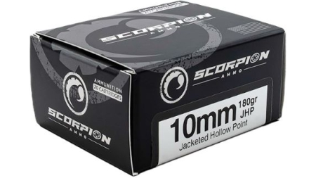 SCORPION 10MM - 180GR JHP 20RD 10BX/CS