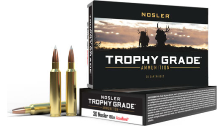 NOSLER TROPHY GRADE 30 NOSLER - 180GR ACCUBOND 20RD 10BX/CS