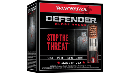 WINCHESTER DEFENDER 12GA 2.75" - 1-1/8OZ #2 25RD 10BX/CS