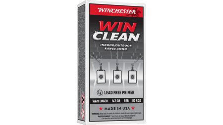 WINCHESTER WINCLEAN 9MM LUGER - 147GR JSP 50RD 10BX/CS