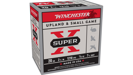 WINCHESTER SUPER-X 20GA 2.75" - 7/8OZ 7.5 1210FPS 250RD CASE
