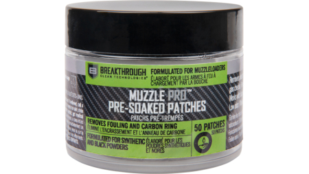 BREAKTHROUGH MUZZLELOADER - ROUND PRESOAKED PATCHES