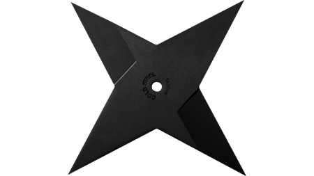 COLD STEEL MEDIUM SURE STRIKE - THROWING STAR 3-PACK BLACK