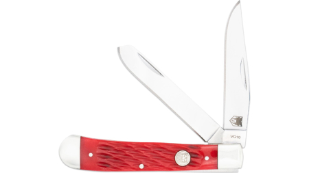 COBRATEC TRAPPER TWO BLADE - G-10 RED/SS SLIP JOINT