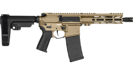 CMMG PISTOL BANSHEE MK4 300AAC - 8" 30RD W/RIP BRACE COYOTE TAN