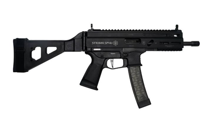 GRAND POWER STRIBOG SP9A1 9MM - 8" BBL 30 RD MAG W/ BRACE BLK