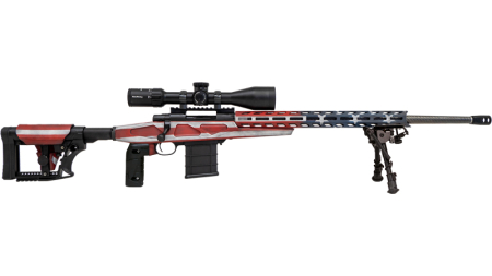 HOWA FLAG CHASSIS 308 USA FLG - WIN 24" THREADED W/SCOPE