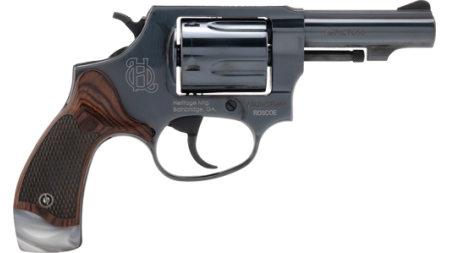 HERITAGE ROSCOE 38SPL 3" - FIXED BLACK WHITE PEARL GRIP