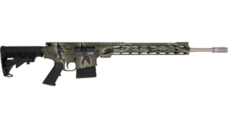 GLFA AR10 RIFLE 6.5CM 20" S/S - BBL 10-SHOT PURSUIT GREEN CAMO