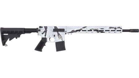 GLFA AR15 450 BUSHMASTER - 18" NIT BBL PURSUIT SNOW CAMO