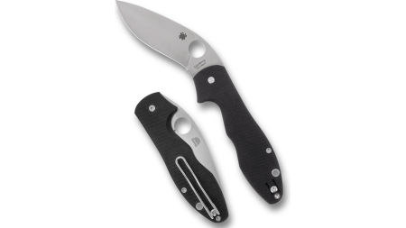 SPY RETRACT 3.4" KUKRI BLK-G10
