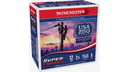 WINCHESTER TARGET 12GA 2.75" - 1-1/8OZ #8 1145FPS 250RD CASE