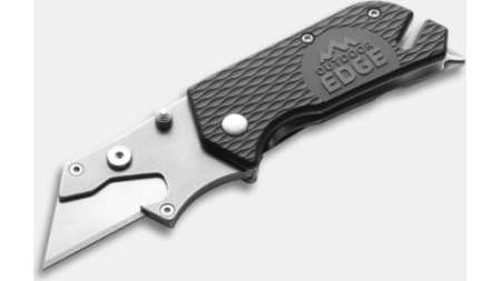 OUTDOOR EDGE UTILIPRO FOLDING - UTILITY KNIFE AND TOOL BLACK