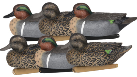 ZINK FLOATER DECOYS GREEN WING - TEAL 6 PACK
