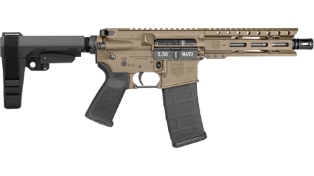 DIAMONDBACK FIREARMS DB-15 PIST 5.56MM FDE 7" SBA3