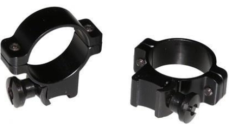 Burris Deluxe Aluminum .22 Rings 1" Medium 0.80 in Actual Height - Gloss