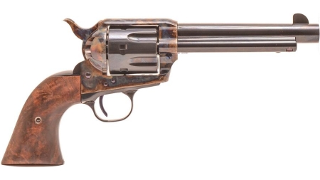 Standard Manufacturing Single Action Revolver .45 Colt 6rd Capacity 5.5" Barrel Case Colored Once Piece Fancy Grips