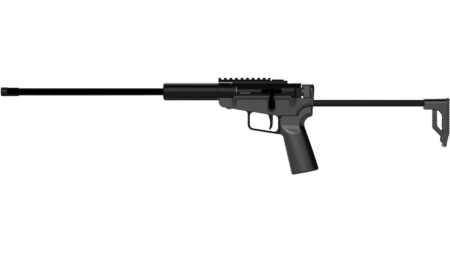 Dark Mountain Stowaway Rifle 9mm Luger Single Shot 16" Threaded Barrel Black