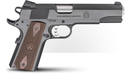 Springfield 1911 Garrison Blued Handgun .45 ACP 7rd Magazine 5" Barrel