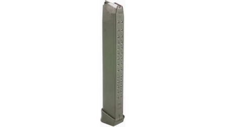 Glock Gen5 Factory Handgun Magazine for G17 G17L G19 G19X G26 G34 OD Green 9mm Luger 33/rd Pkg