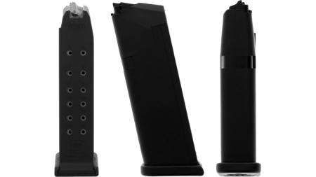Glock Factory Original Handgun Magazine for Glock 19/26 Black Polymer 9mm Luger 15/rd Pkg