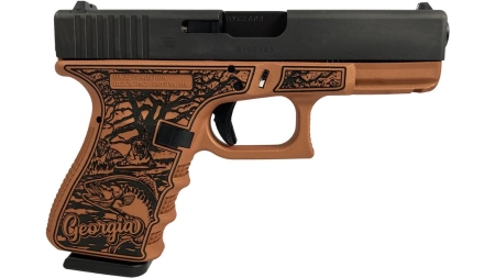 Glock 19 Gen 3 Custom "Georgia Clay" Handgun 9mm Luger 15rd Magazines (2) 4.02" Barrel Austria Made