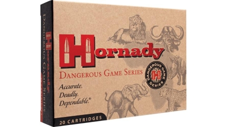 Hornady Dangerous Game Series Rifle Ammunition .375 H&H 300 gr DGS 2530 fps - 20/box