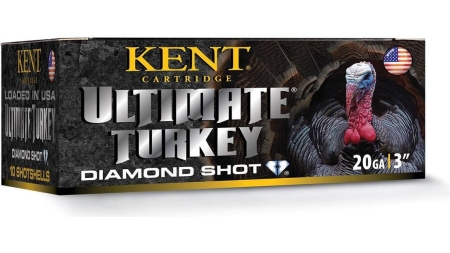 Kent Ultimate Diamond Shot Turkey 20GA 3 MAX 1-1/4OZ #5 1300 fps 10ct
