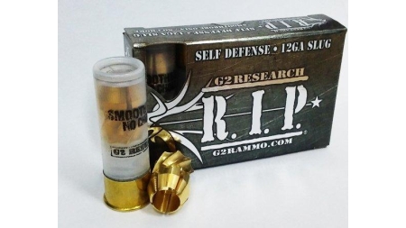 G2 Research R.I.P. Shotshells 12 Ga  2-3/4" 1430 fps Fragmenting Slug 5/ct