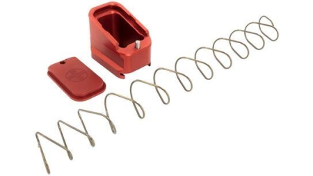 Shield Arms Magazine Extension +5/+4 for Glock 17/22/34/35/19X/45 Red