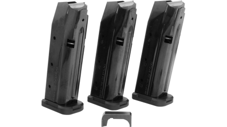 Shield Arms S15 Gen3 Magazine Combo Pack - 3/Pack + 1 Mag Release - Black